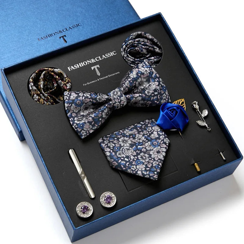 Men's Business Formal Necktie Polyester Silk Customizable Wedding Tie Quick Dry