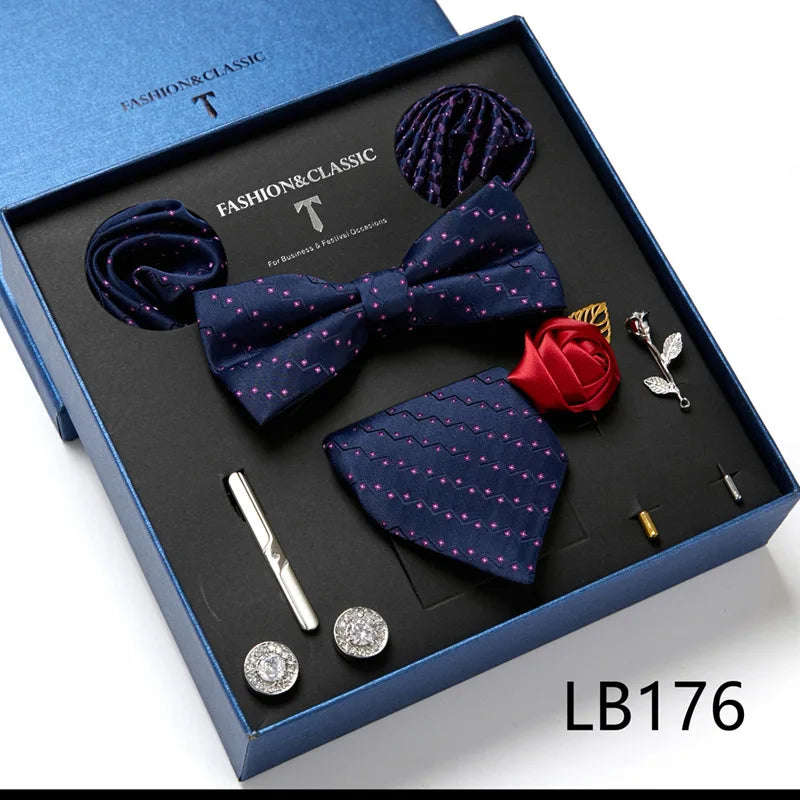 Men's Business Formal Necktie Polyester Silk Customizable Wedding Tie Quick Dry