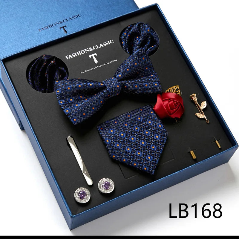 Men's Business Formal Necktie Polyester Silk Customizable Wedding Tie Quick Dry