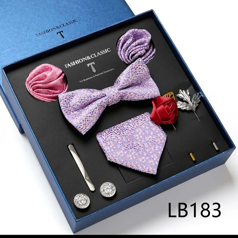 Men's Business Formal Necktie Polyester Silk Customizable Wedding Tie Quick Dry