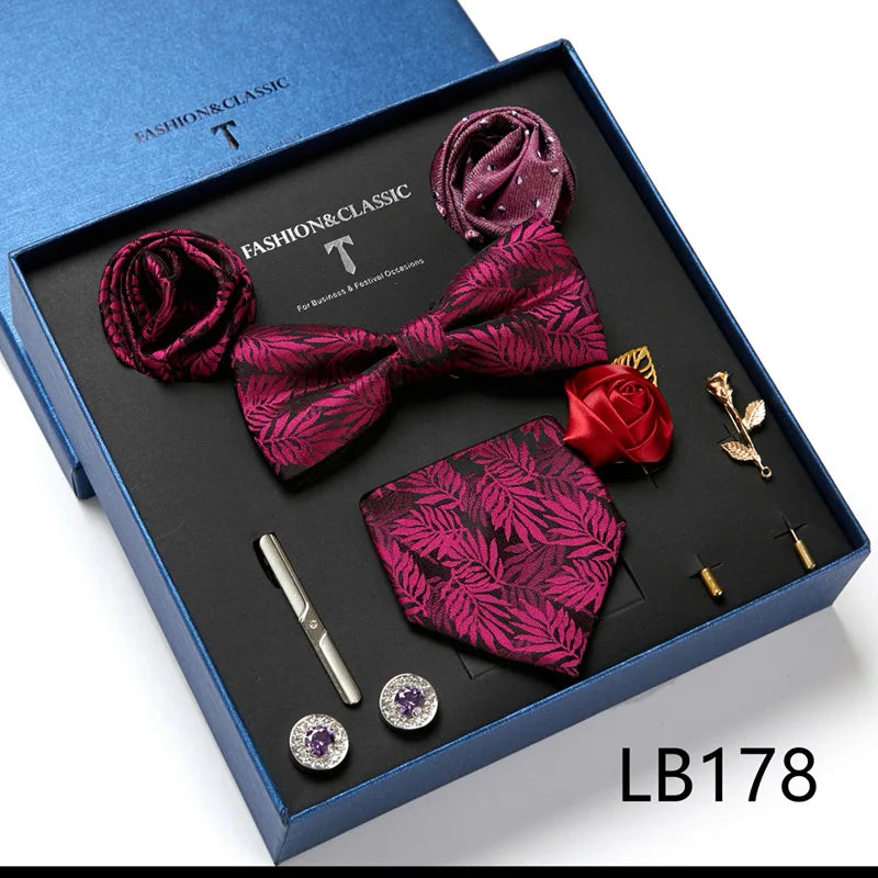 Men's Business Formal Necktie Polyester Silk Customizable Wedding Tie Quick Dry