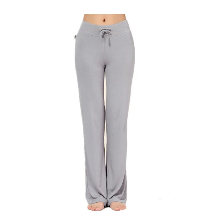 Yoga Flare Leggings for Women High-Waist Wide-Leg Seamless Fitness Workout Pants Gym Elastic Tights Sport Exercise Trousers