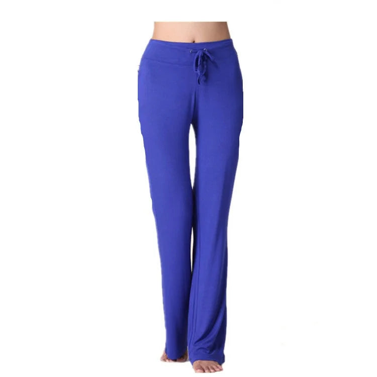 Yoga Flare Leggings for Women High-Waist Wide-Leg Seamless Fitness Workout Pants Gym Elastic Tights Sport Exercise Trousers