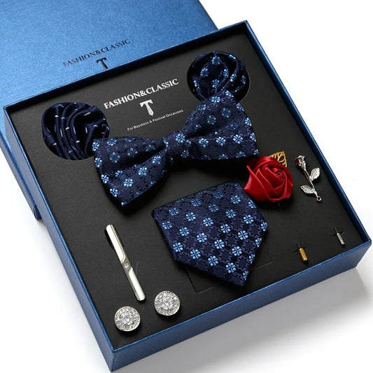 Men's Business Formal Necktie Polyester Silk Customizable Wedding Tie Quick Dry