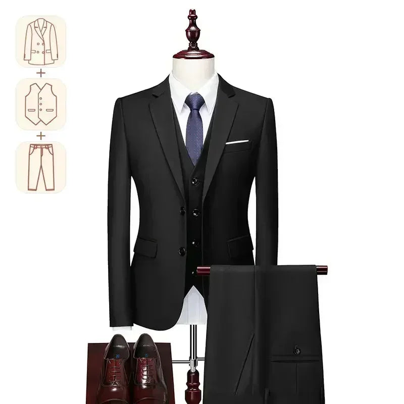 Big And Tall Men's Wedding Dress Blazer And Pants Set - Up to 12XL 155kg/340lbs Tailored Fit plus Size Grooming Smart Casual