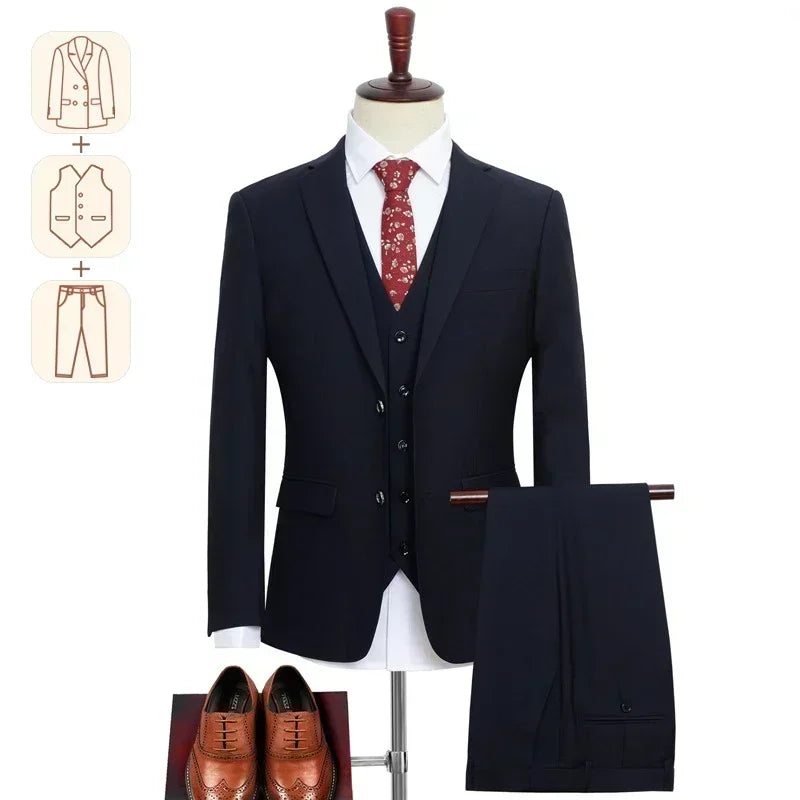 Big And Tall Men's Wedding Dress Blazer And Pants Set - Up to 12XL 155kg/340lbs Tailored Fit plus Size Grooming Smart Casual